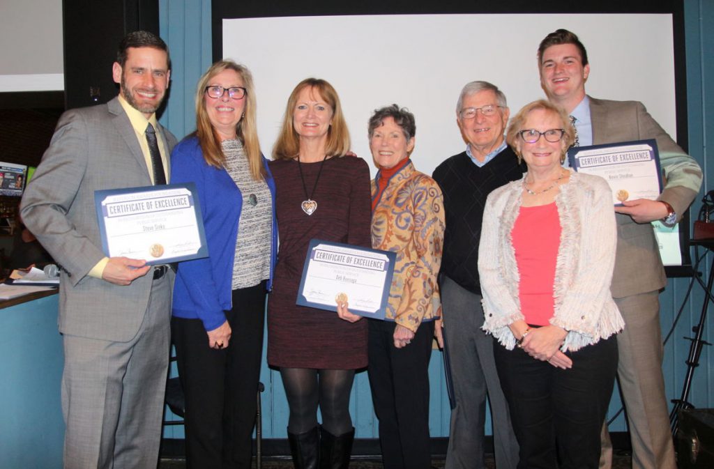 Jefferson Award winners with Newark Mayor Polly Sierer