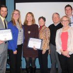Jefferson Award winners with Newark Mayor Polly Sierer