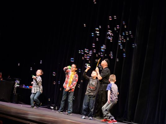 Jeff Boyer's sensory-friendly program Bubble Trouble