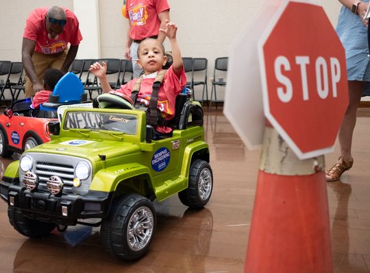 Disabled children get special cars at GoBabyGo Center for
