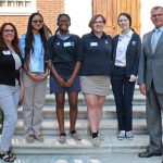 Four Newark Charter School students and their social studies teacher were invited to watch as a bill inspired by their project passed the Delaware House.