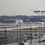Plane landing