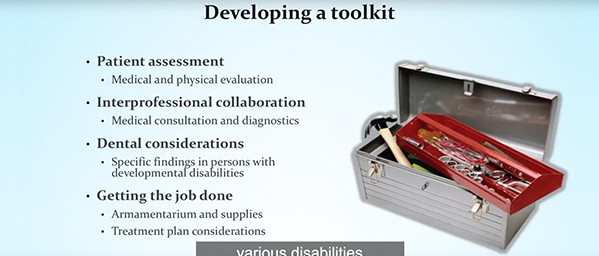 Dental patients with special needs graphic