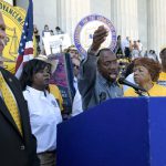 NAACP President Cornell William Brooks at voting rights march