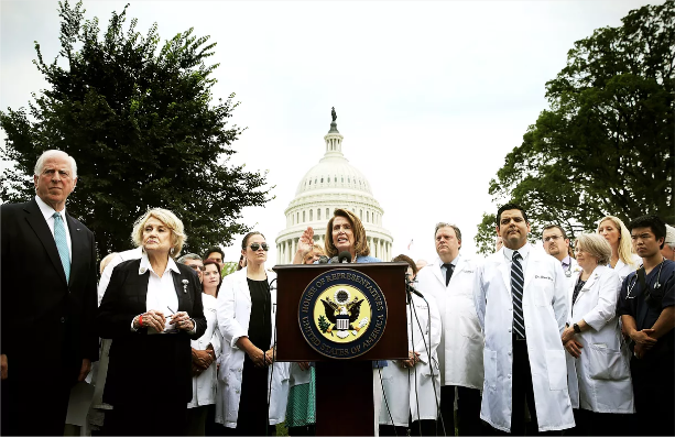 House minority leader Nancy Pelosi