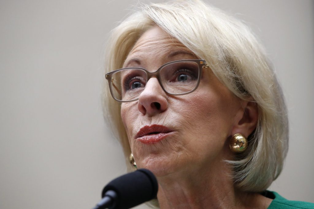 Education Secretary Betsy DeVos