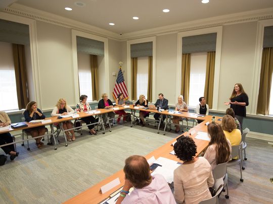 Behavioral Health Consortium meeting at the Public Archives in Dover