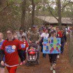 people in Lewes Autism walk