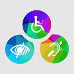 Digital accessibility icons