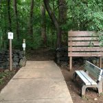 A trailhead at Brandywine Creek State Park