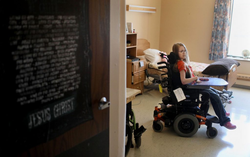 Korrie Johnson, who has cerebral palsy, spent months living in a nursing home because she was unable to find reliable home care.