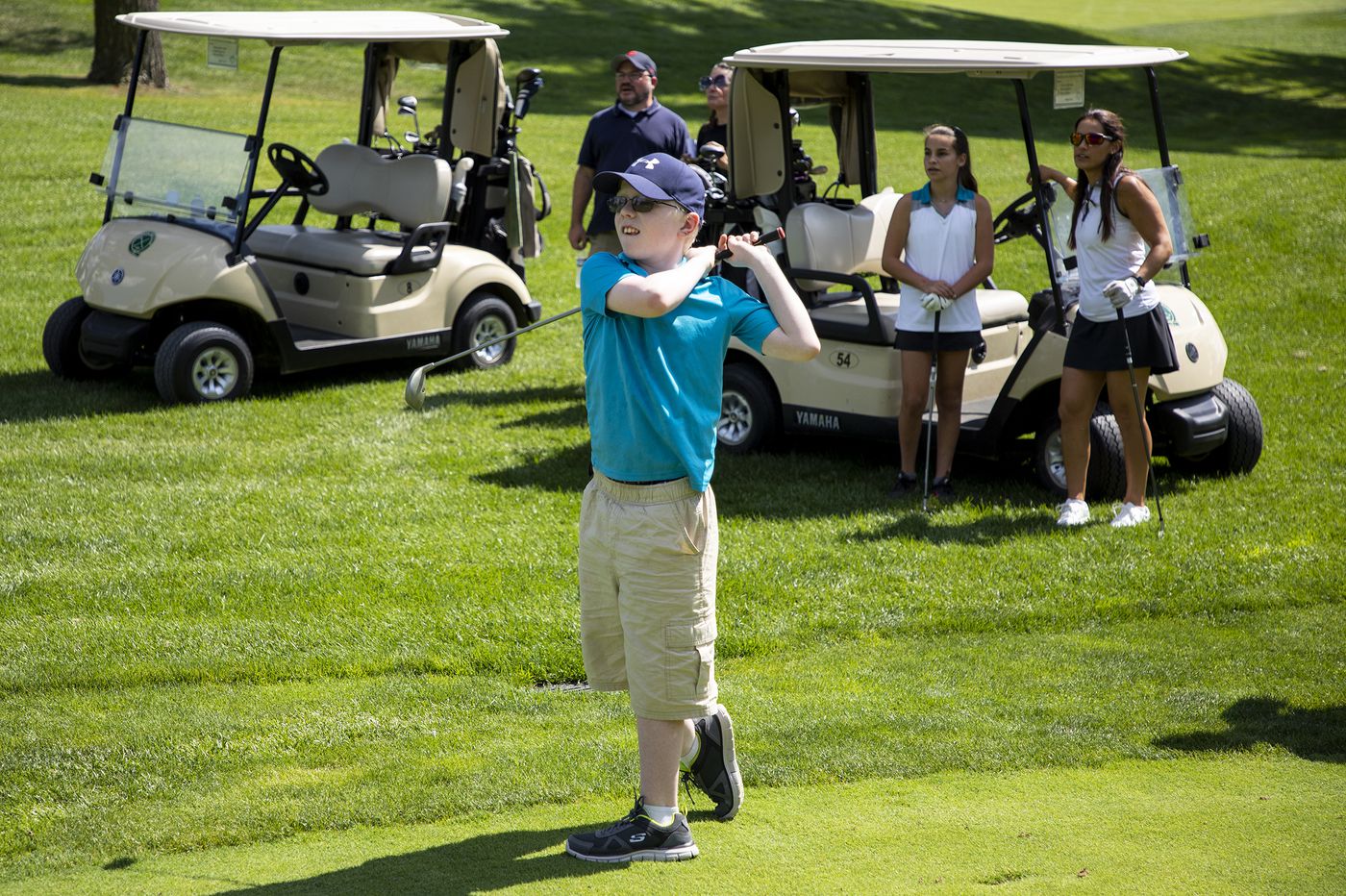 For these visually impaired golfers, impressive scores are par for the