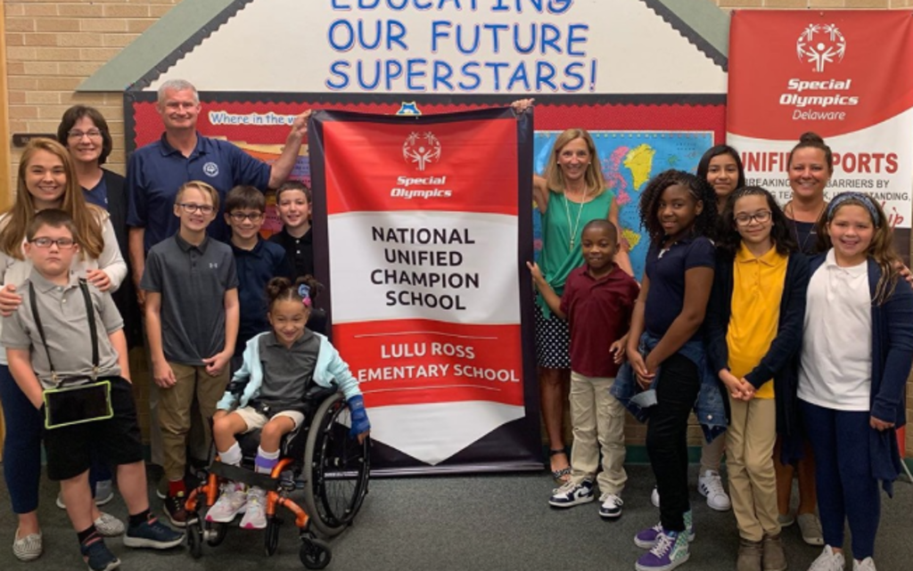 Lulu Ross Elementary Unified Sports program persons