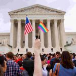 LGBTQ rights rally at U.S. Supreme Court