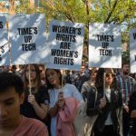 Google employees protesting