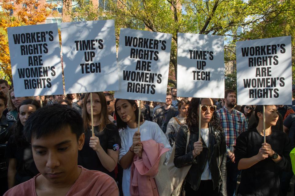 Google employees protesting
