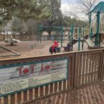 the tot lot playground at Rehoboth's Lake Gerar