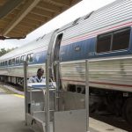 Amtrak portable wheelchair lift