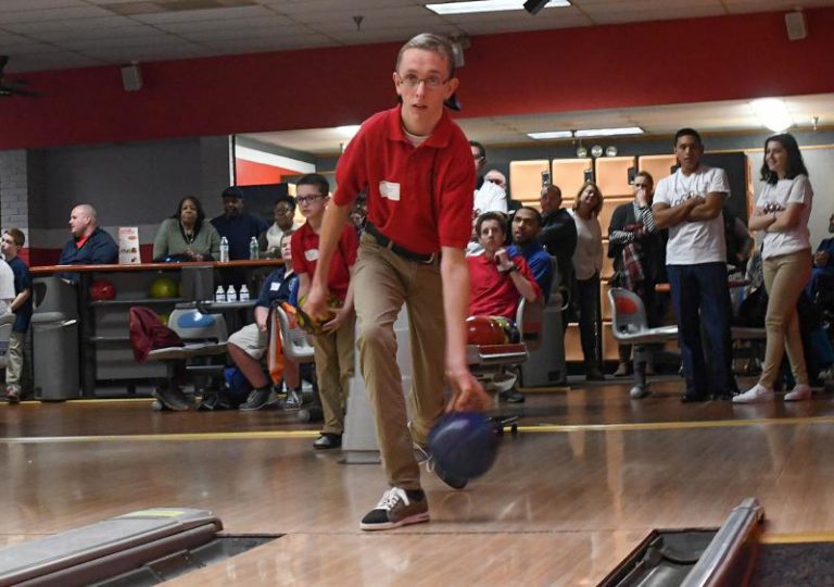 Special olympics bowling tournament