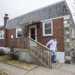 Josh Anderson, the assistant director of residential services at Resources of Human Development, leaves one of the residences the agency leases from Nestidd in the Fox Chase area of Philadelphia.