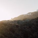 The famous Hollywood sign in California