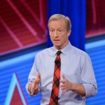 Democratic presidential candidate Tom Steyer