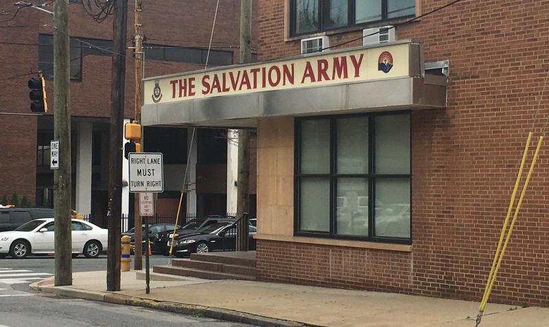 Salvation Army location in Wilmington, Delaware.
