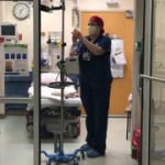 Josie Robinson, a nurse at ChristianaCare’s emergency department at Christiana Hospital, works during the coronavirus pandemic.