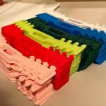 ear saver straps produced by Apooquinnimink School District PLTW teacher Brian Clifton and his team of volunteers