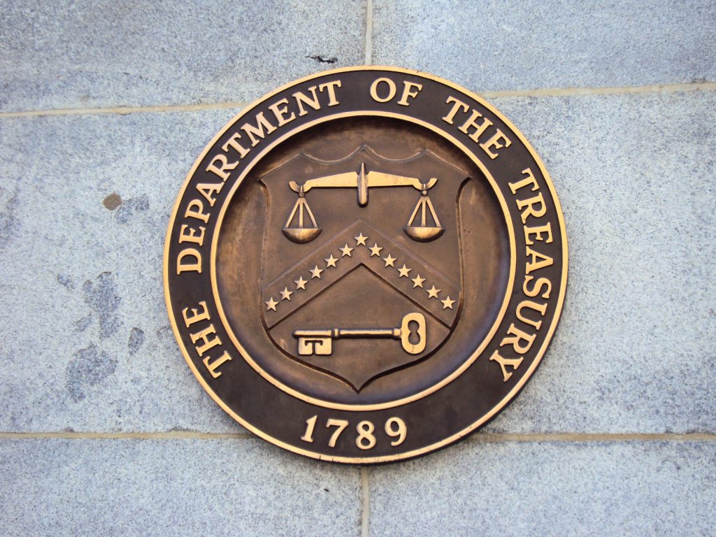US Treasury Department seal