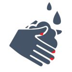 illustration of hands washing