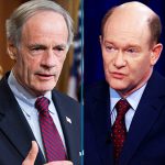 Delaware senators Tom Carper and Chris Coons