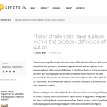 Screenshot of the story as it appears on the Spectrum website