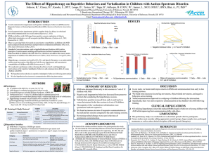 The Effects of Hippotherapy on Repetitive Behaviors and Verbalization in Children with Autism Spectrum Disorder