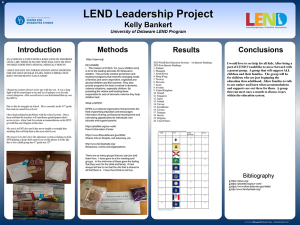 LEND Leadership Project