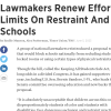 Lawmakers Renew Effort For Federal Limits On Restraint And Seclusion In Schools