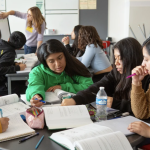 A high school classroom