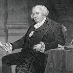 Engraving From 1867 featuring the American statesman and Founding Father Gouverneur Morris.