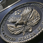 Seal of the Department of Veterans Affairs cast in bronze